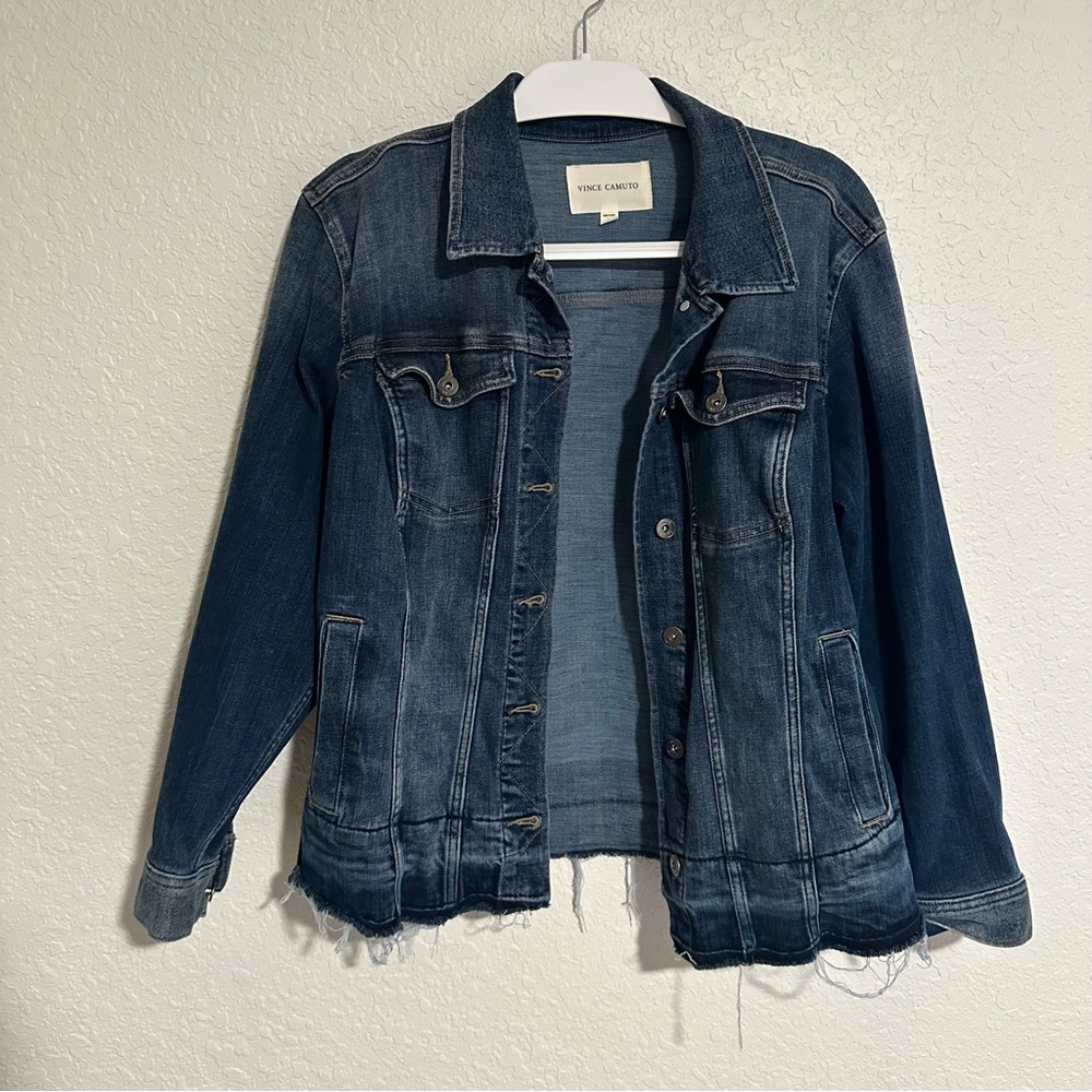 Vince Camuto Dark Wash Jean Jacket